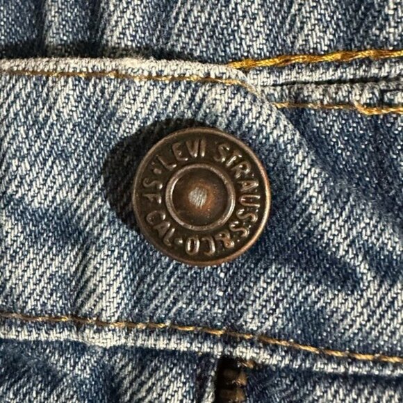 Levi’s Vintage Orange Tab Cutoff Denim Shorts 80s Size 30 - Picture 9 of 14